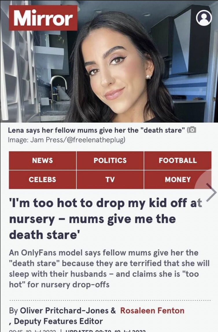 Mingers Signal Death Stares on a Hot OnlyFans Mom Insomniac Resurrected